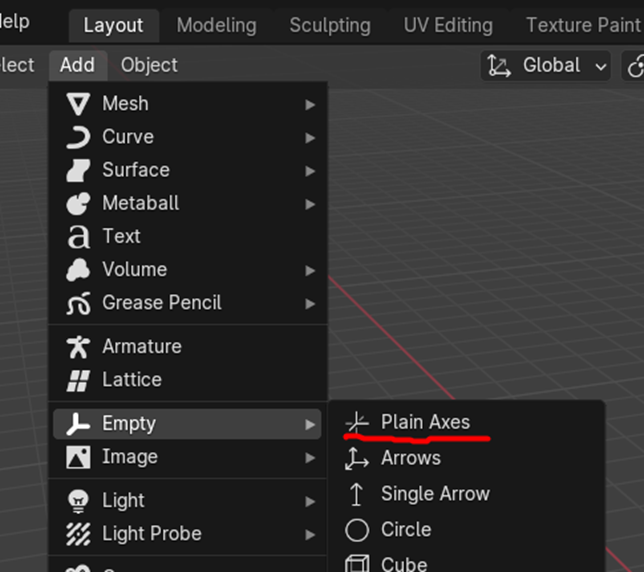 Моделирование снежинки Blender