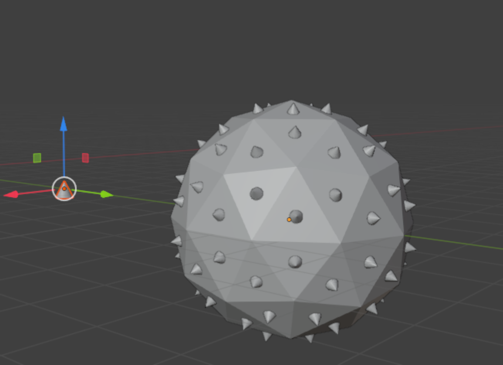 GeometryNodes. Распределение Instances по поверхности 