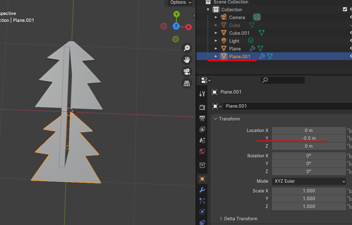 Елочка из двух половинок для 3D печати