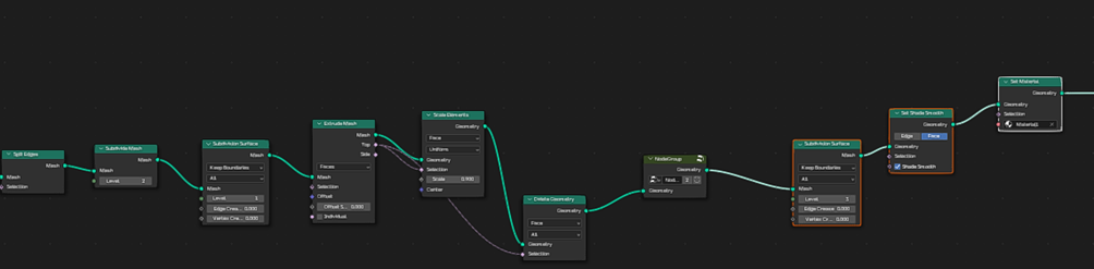Blender 4+ Geometry Nodes. Эффект Wireframe и анимация