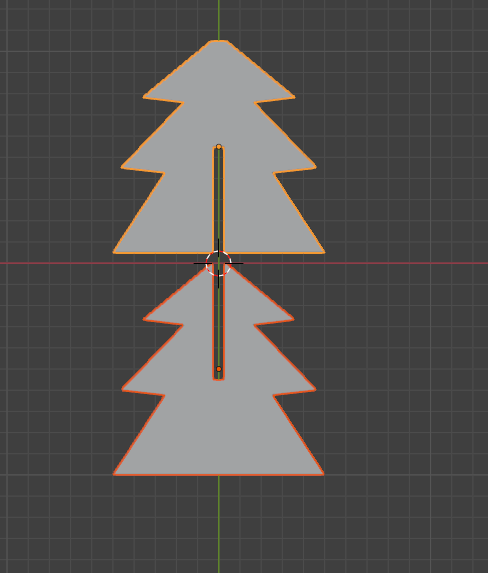 Елочка из двух половинок для 3D печати