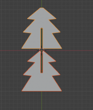Елочка из двух половинок для 3D печати